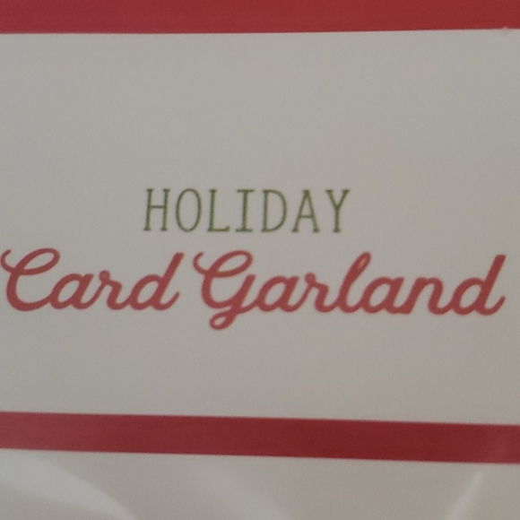 🆕️Christmas Holiday Clothespin Cardholder Garland - Picture 7 of 10